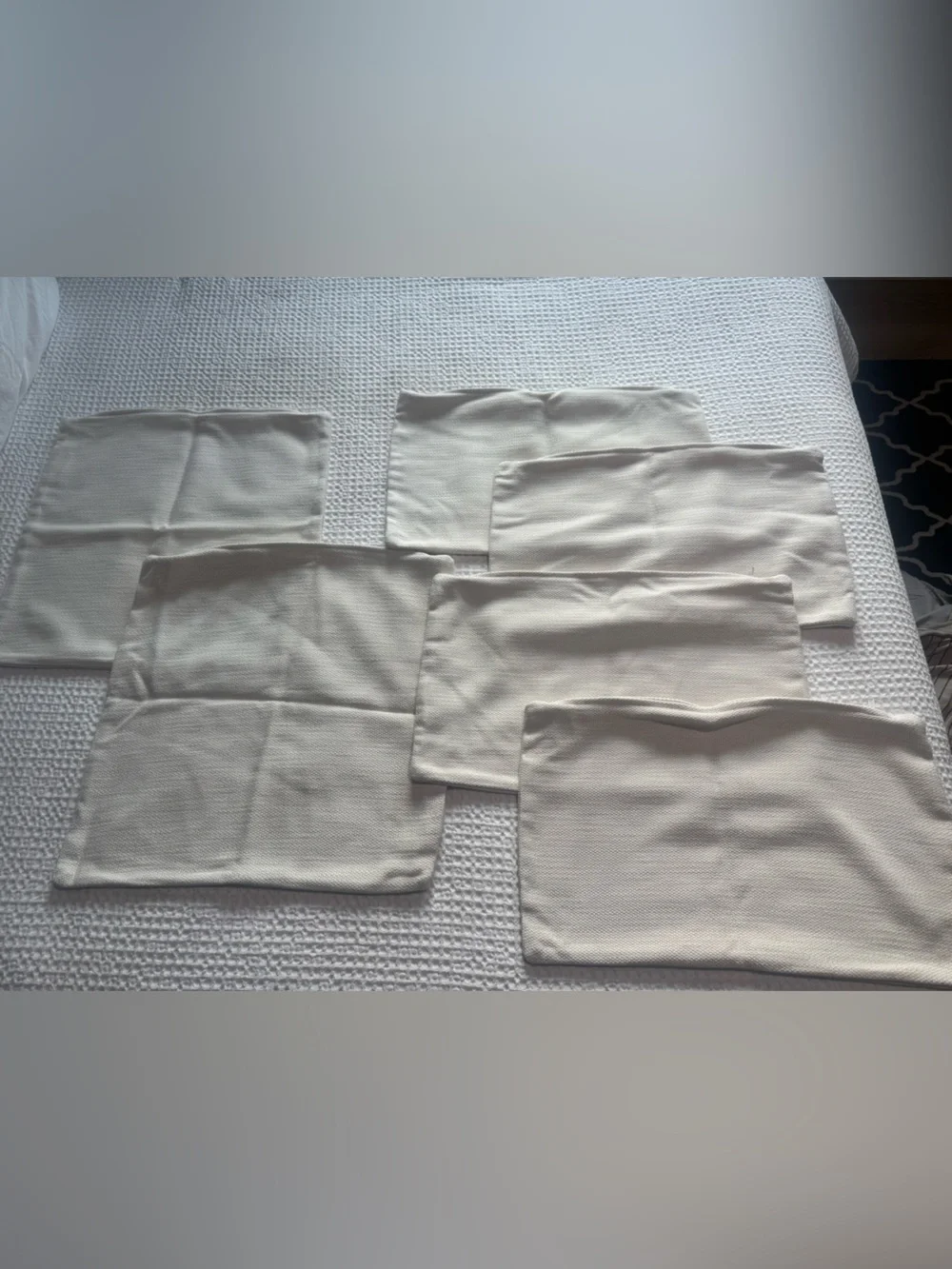 Restoration Hardware Set of 6 Pillow shams